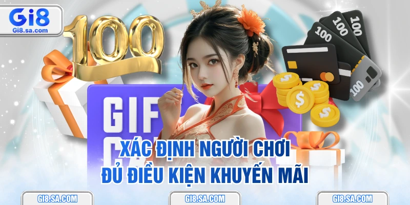 Xác định người chơi đủ điều kiện khuyến mãi